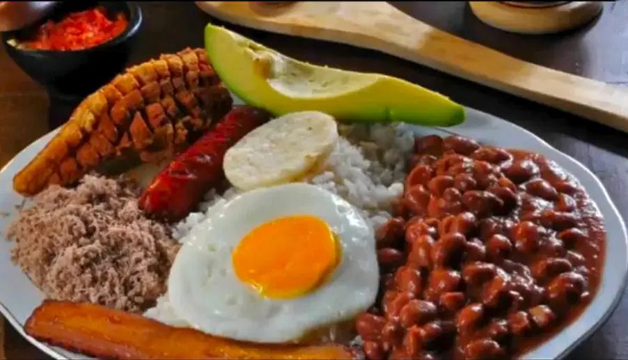 Corredores turísticos de Colombia Comida Paisa