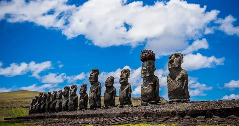 Lugares hermosos para visitar en América Latina Isla de Pascua