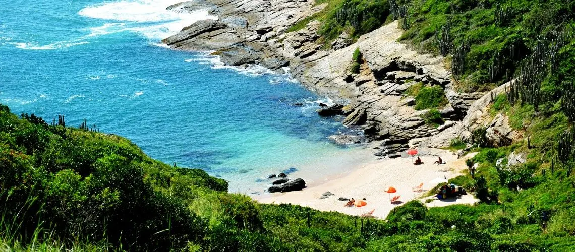 Playas Nudistas de America Praia Olho de Boi en Brasil