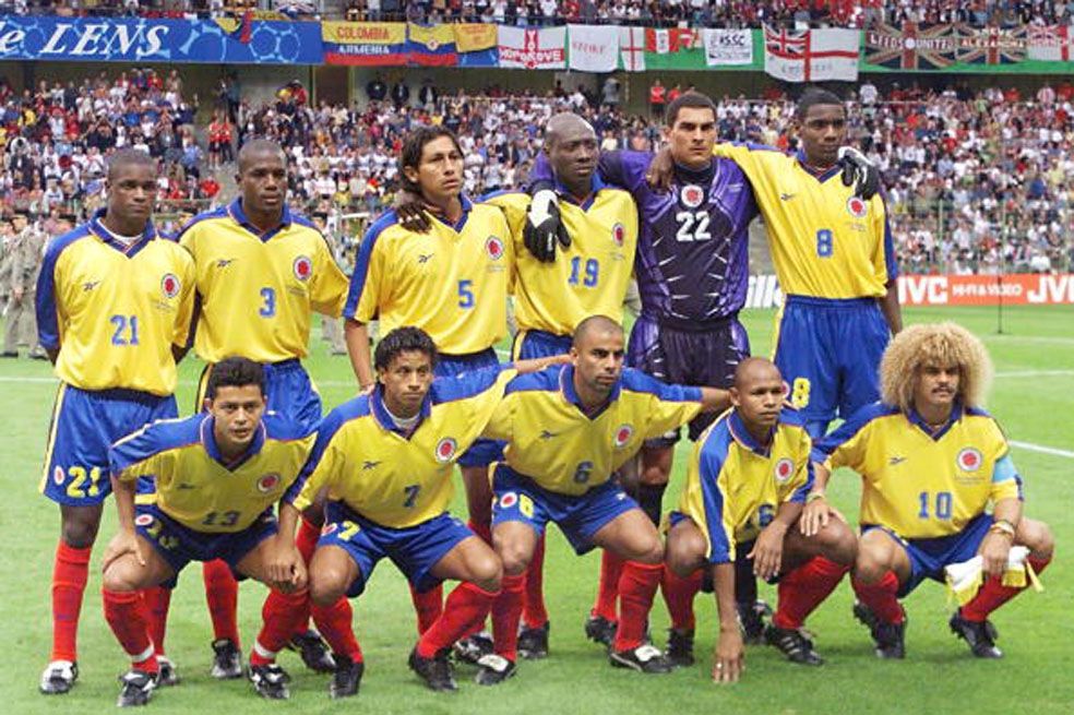 Copa Mundial de Futbol Selección Colombia 1998