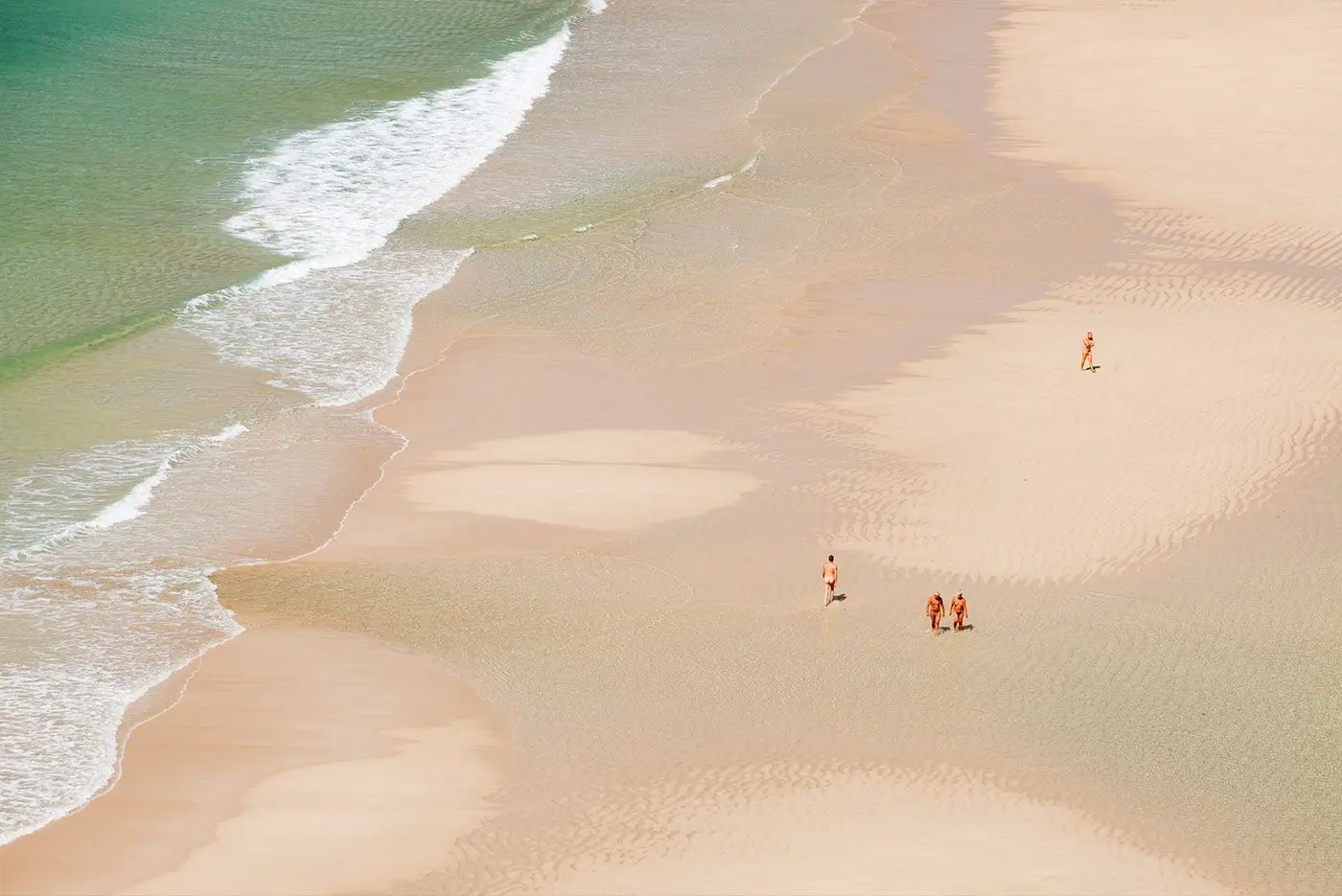 Playas-nudistas-de-Europa - Playa de Porthzennor