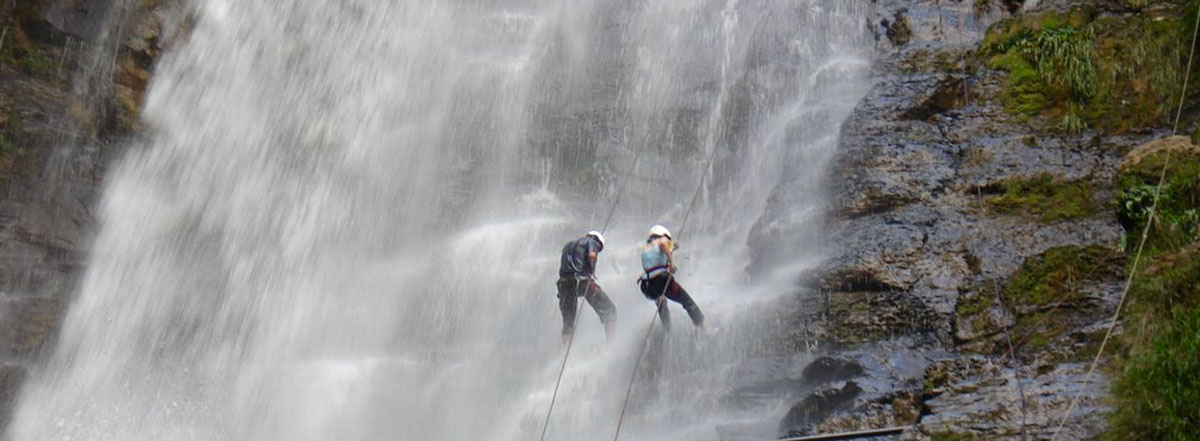 Cascadas en Santander - Rapel en San Gil