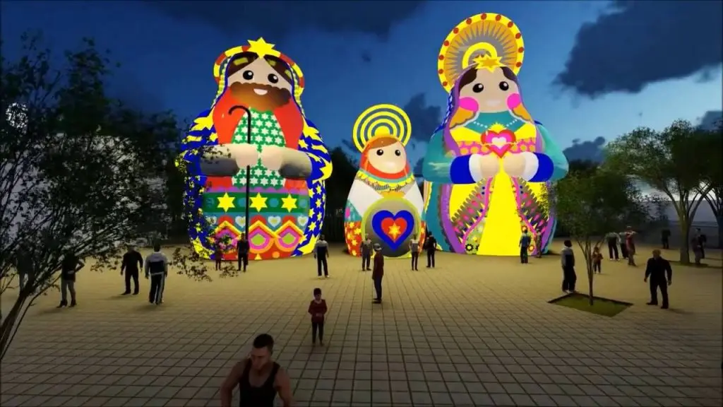 Medellín en navidad - Parque Norte de Medellin