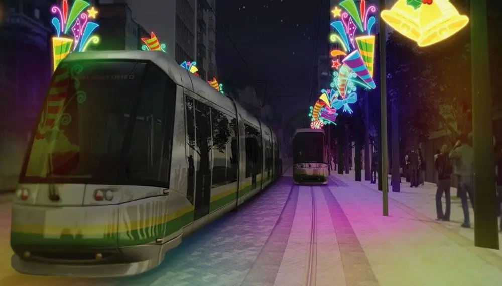 Medellín-en-navidad---Tranvia-de-Ayacucho-Medellin