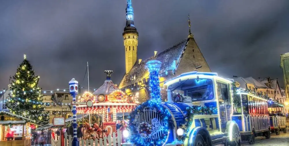 Navidad en Europa Tallin on Christmas