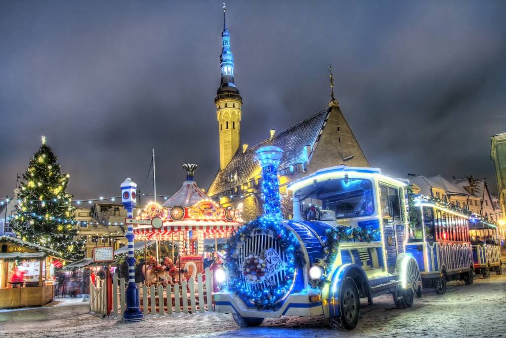 Navidad en Europa - Tallin on Christmas