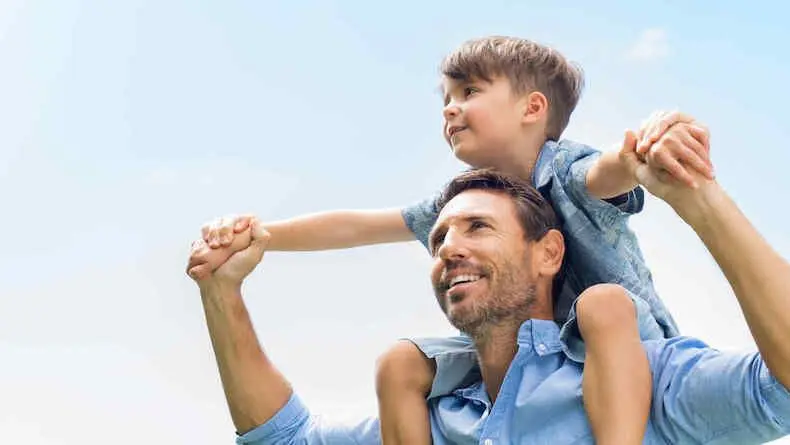 papa e hijo
