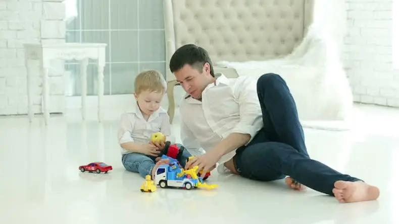 papa e hijo